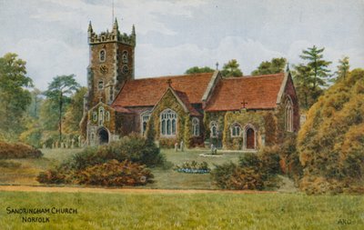 Sandringham Kilisesi, Norfolk by Alfred Robert Quinton
