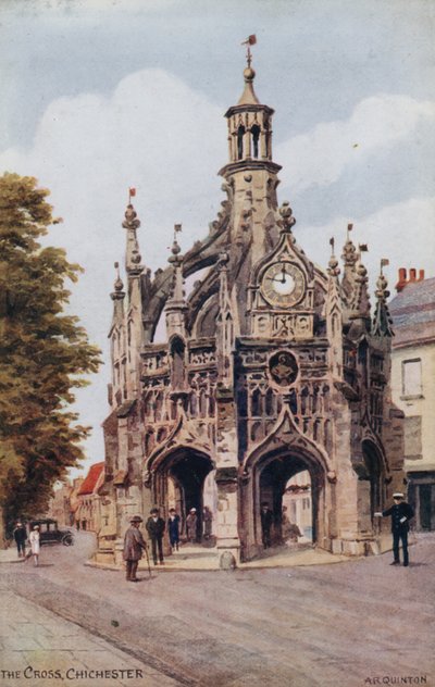 Haç, Chichester (renkli taş) by Alfred Robert Quinton