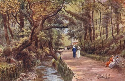 The Dingle Colwyn Bay (renkli lito) by Alfred Robert Quinton