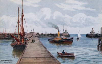 The Harbour, Lowestoft  by Alfred Robert Quinton