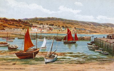The Harbour, Lyme Regis  by Alfred Robert Quinton