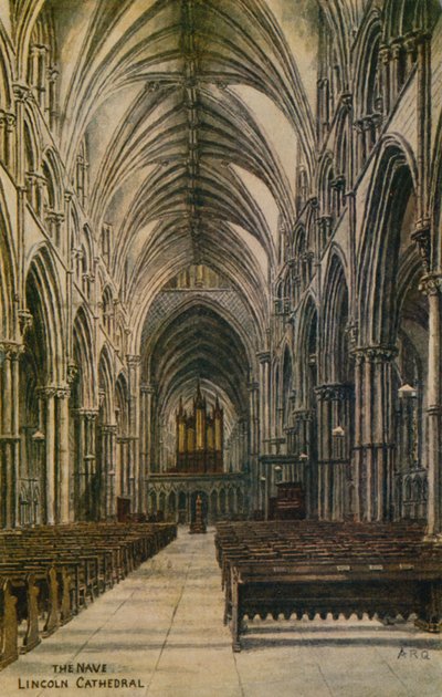 Nef, Lincoln Katedrali by Alfred Robert Quinton