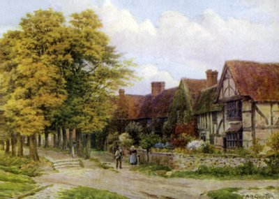 Manastır, Steventon, Berks (renkli taş) by Alfred Robert Quinton