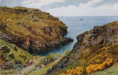 Tintagel, Cove and Island  by Alfred Robert Quinton
