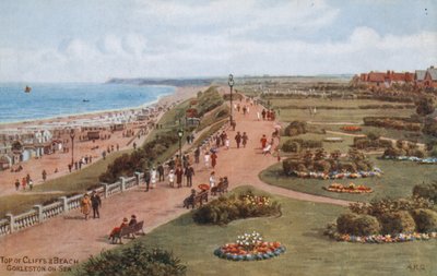 Top of Cliffs and Beach, Gorleston-on-Sea  by Alfred Robert Quinton
