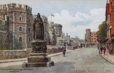 Victoria Heykeli ve Kale Yaklaşımı, Windsor by Alfred Robert Quinton
