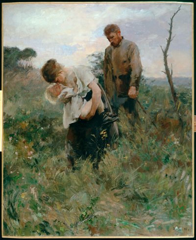 Exodus (tuval üzerine resim) by Alfred Roll