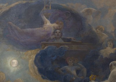 Şiir - Drama (yan tavan) by Alfred Roll