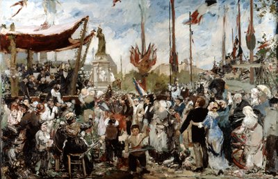14 Temmuz 1880, 19. yüzyılın sonu 20. yüzyılın başı. by Alfred Roll