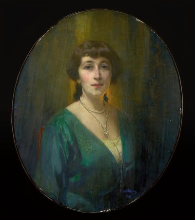 Bilinmeyen bir kadının portresi by Alfred Rudolfowitsch Eberling