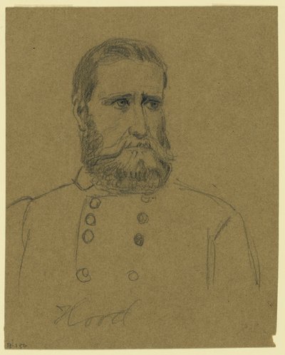 Konfederasyon Generali John Bell Hood by Alfred Rudolph Waud
