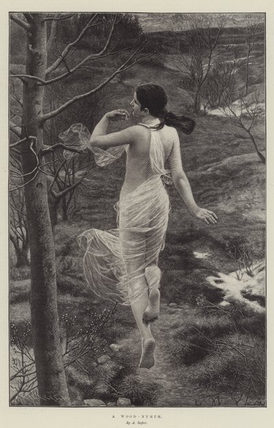 Bir Orman Perisi by Alfred Seifert
