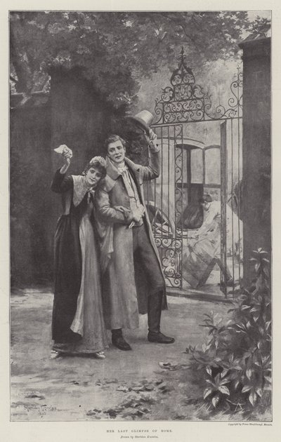 Eve Son Bakışı by Alfred Sheldon Williams
