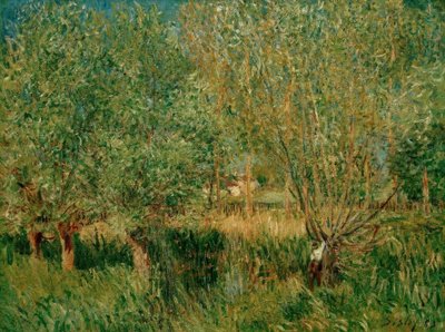 A.Sisley, Orvanne kıyısındaki otlaklar by Alfred Sisley