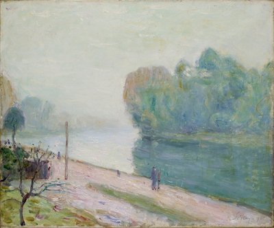 Loing Nehrinde Bir Bend, 1896 by Alfred Sisley