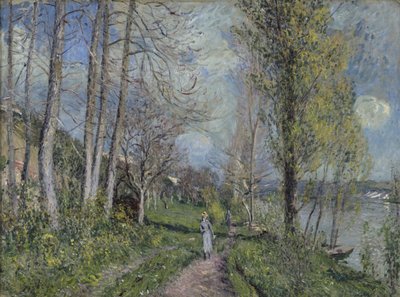 Seine Kıyıları, c.1880-81 by Alfred Sisley
