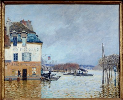 Sel, Port Marly (Port-Marly) Alfred Sisley