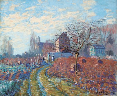 Beyaz Jöle - Saint-Martin Yazı, 1874 by Alfred Sisley