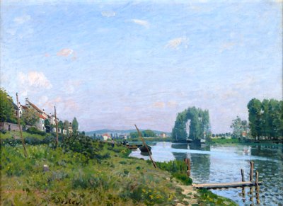 Saint-Denis Adası, 1872 by Alfred Sisley