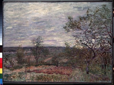 ""Journee de vent a Veneux"" (Veneux