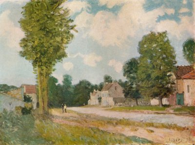 Versay Yolu, 19. yüzyıl, 1929 by Alfred Sisley