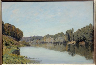 La seine a Bougival. Alfred Sisley