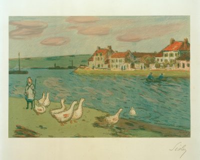 kazlar by Alfred Sisley