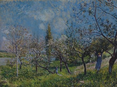 Baharda Meyve Bahçesi by Alfred Sisley