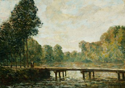 Orvanne Üzerindeki Küçük Köprü, 1890 by Alfred Sisley
