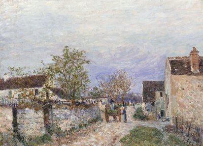 Rue a Veneux, 1883 by Alfred Sisley