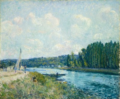 Oise Nehri Kıyıları by Alfred Sisley