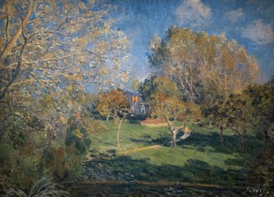 Hoschede Bahçesi by Alfred Sisley