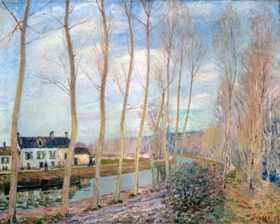 Loing Kanalı, 1892 by Alfred Sisley