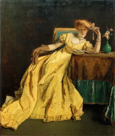 A.Stevens, Sarılı Kadın by Alfred Emile Stevens