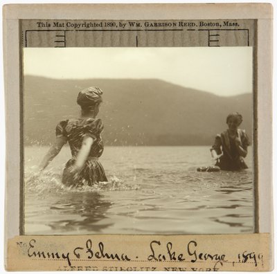 Emmy ve Selma, George Gölü by Alfred Stieglitz