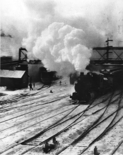 New York / Central Yards / Foto 1903 by Alfred Stieglitz