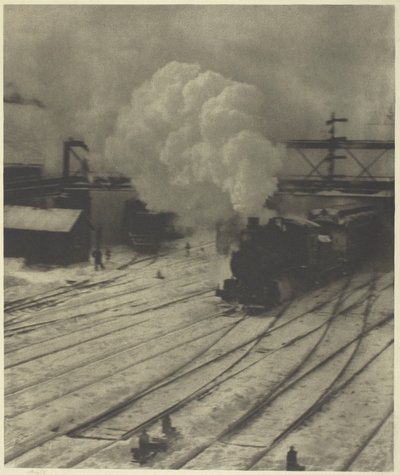 Demiryolu Bahçesi, Kış by Alfred Stieglitz