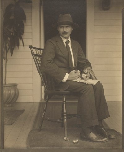 Waldo Frank, 1920. by Alfred Stieglitz