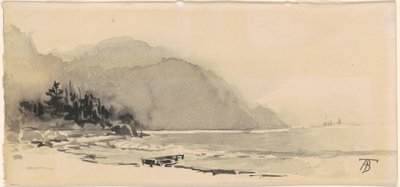 Sahilde Tekne by Alfred Thompson Bricher