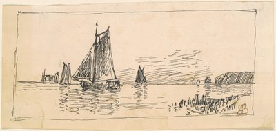 gemiler by Alfred Thompson Bricher