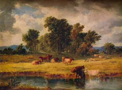 Kıskançlık Bankaları, Rhuddlan yakınlarında, 1852, 1938 by Alfred Vickers