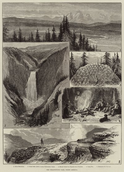 Yellowstone Parkı, Kuzey Amerika by Alfred W. Cooper
