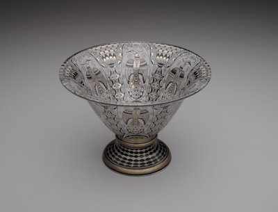 Kase, c.1914-15 (emaye, yaldızlı ve bronzit cilalı cam) by Alfred Walter