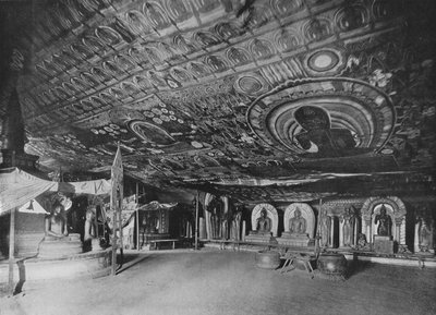Rangiri Kaya Tapınağı, Dambulla, c1890, 1910 by Alfred William Amandus Plate