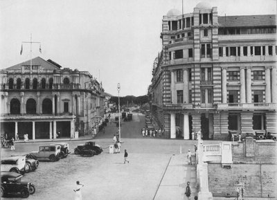 Grand Oriental Hotel ve P. & O. Binası, Seylan, c1890, 1910 by Alfred William Amandus Plate