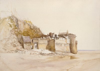 Mont St Michel, Dış Kapı, c1876 by Alfred William Hunt