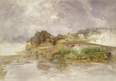 Sonning Köprüsü, c1882 by Alfred William Hunt