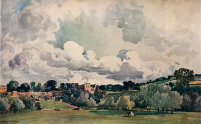 Ludlow Kalesi, c1880 by Alfred William Rich