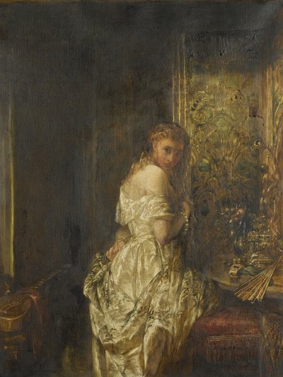 Beyazlı Kadın, 1872 by Alfred Woolmer