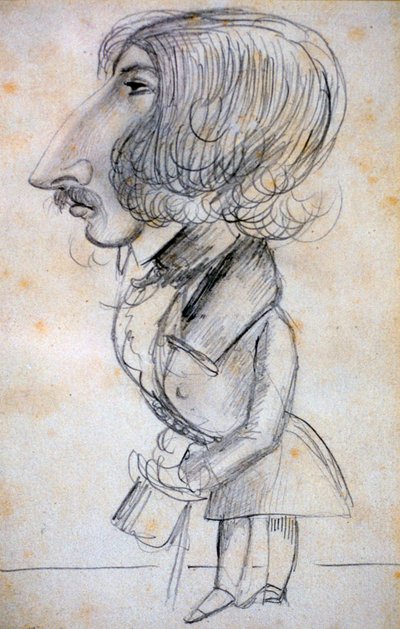 Otoportre, 1838 by Alfred de Musset